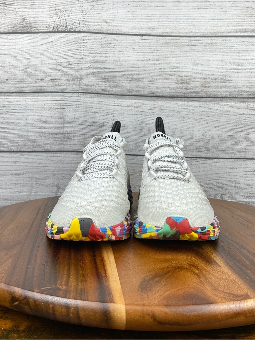 NOBULL Women’s Allday Diamond Knit Runners Wild Print Shoes Sneaker Size 7 - Picture 7 of 12